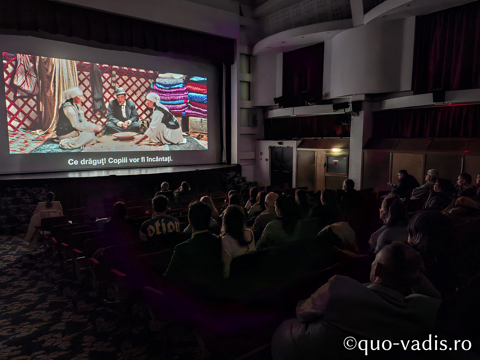 Proiecția filmului artistic Rapsodul (Kîrgîzstan), în prezența regizorului Ernest Abdyzhaparov