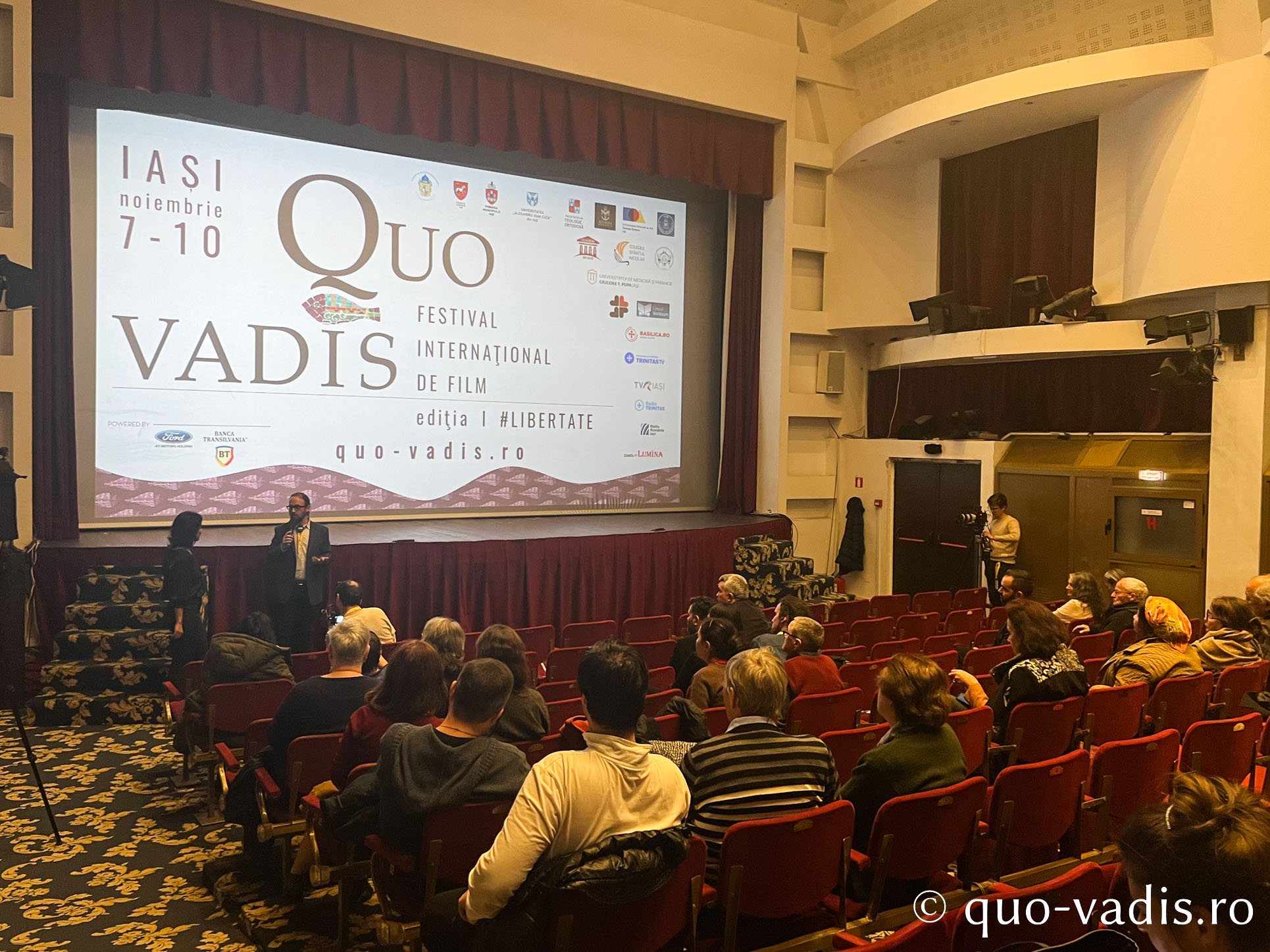 #QuoVadis2024: Cum a decurs prima zi din cadrul Festivalului Internațional de Film de la Iași