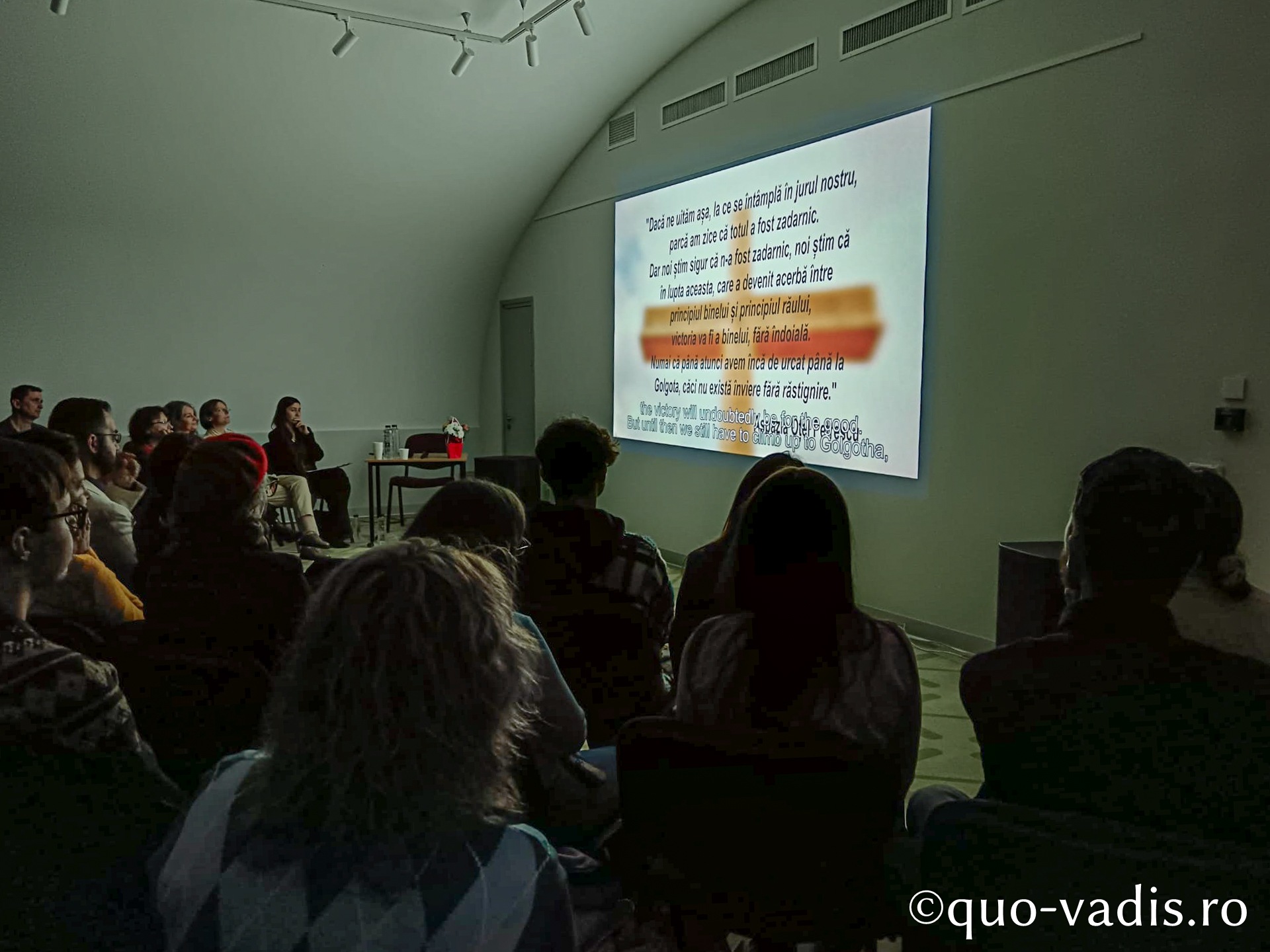 Proiecția filmului documentar Antidot la zadar (România), în prezența regizoarei Cristina Chirvasie