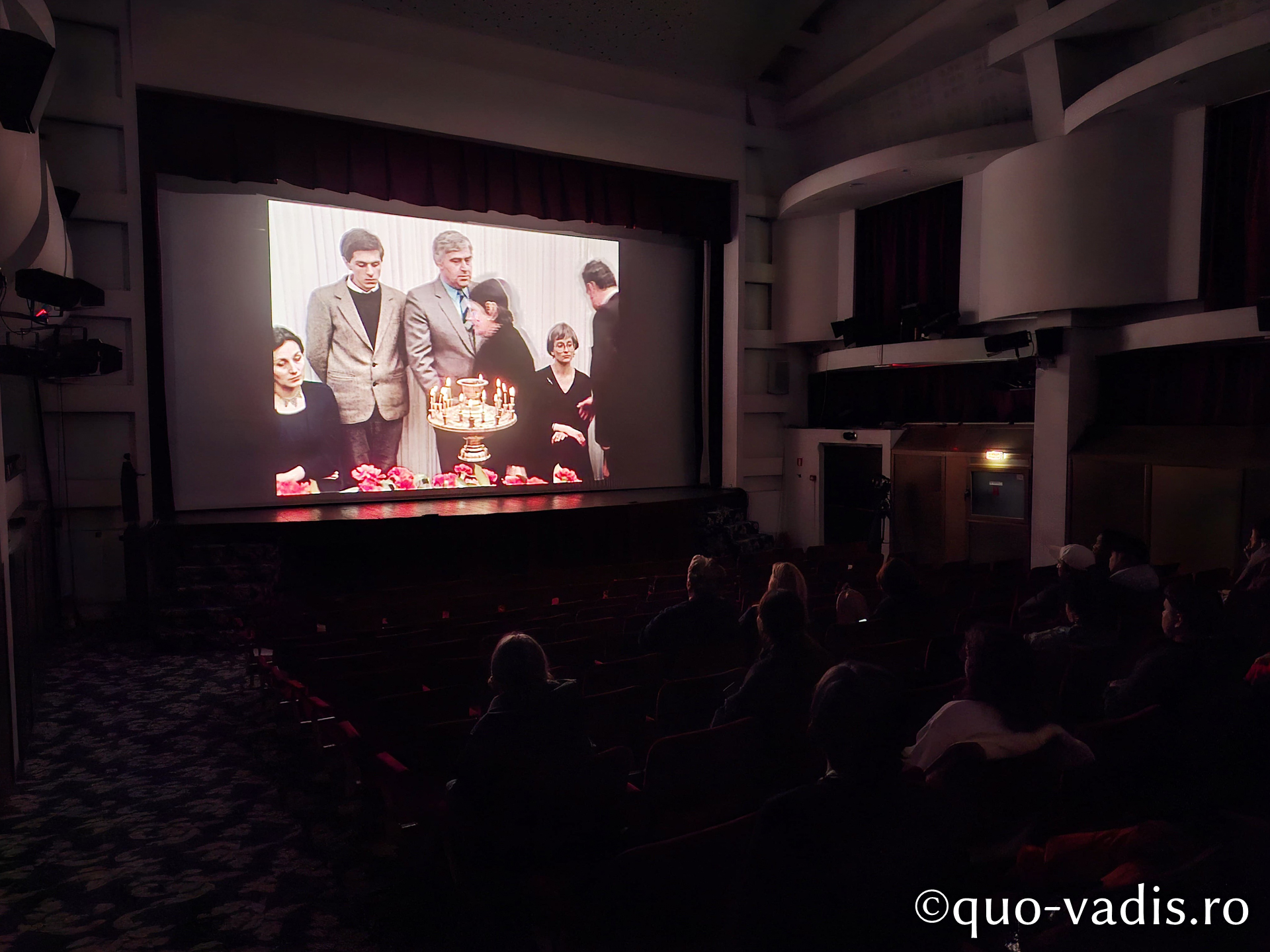 Proiecția filmului artistic Căința (Georgia, regizor Tengiz Abuladze), Sala Ateneul Național din Iași