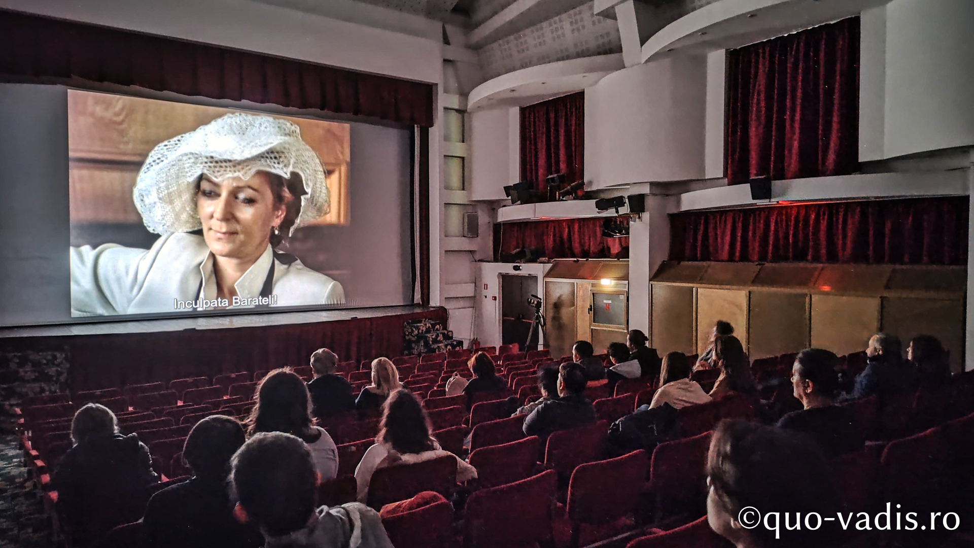 Proiecția filmului artistic Căința (Georgia, regizor Tengiz Abuladze), Sala Ateneul Național din Iași