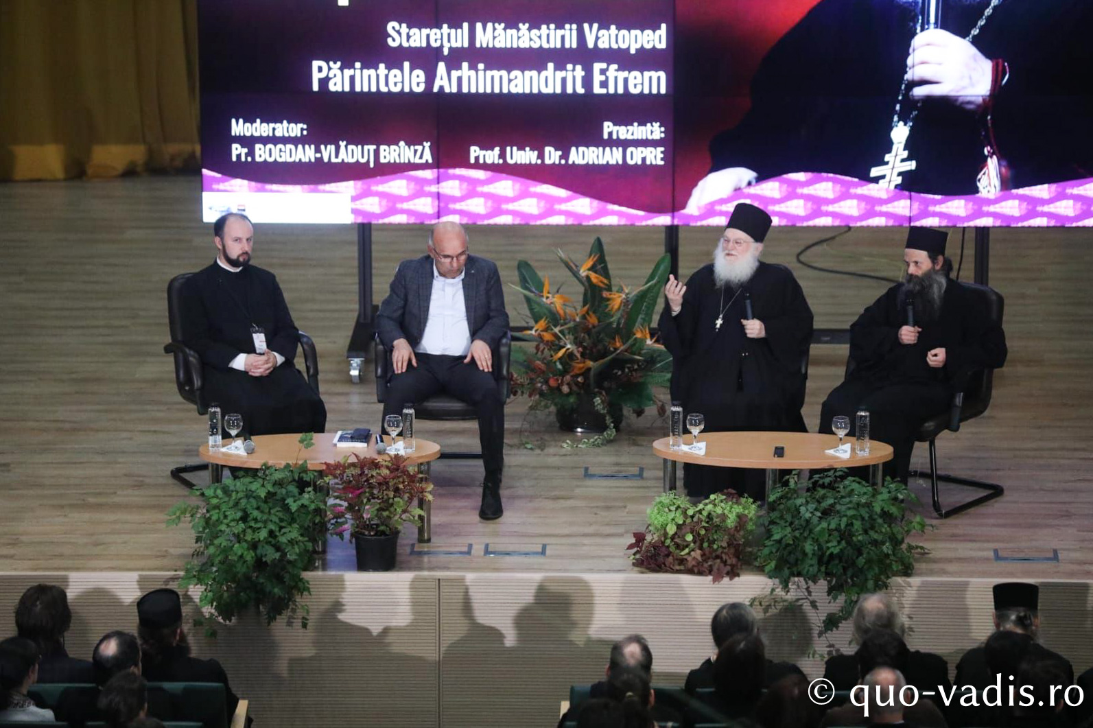 Conferința Terapia sufletului și lansare de carte Arhim. Efrem, Starețul Mănăstirii Vatoped din Athos