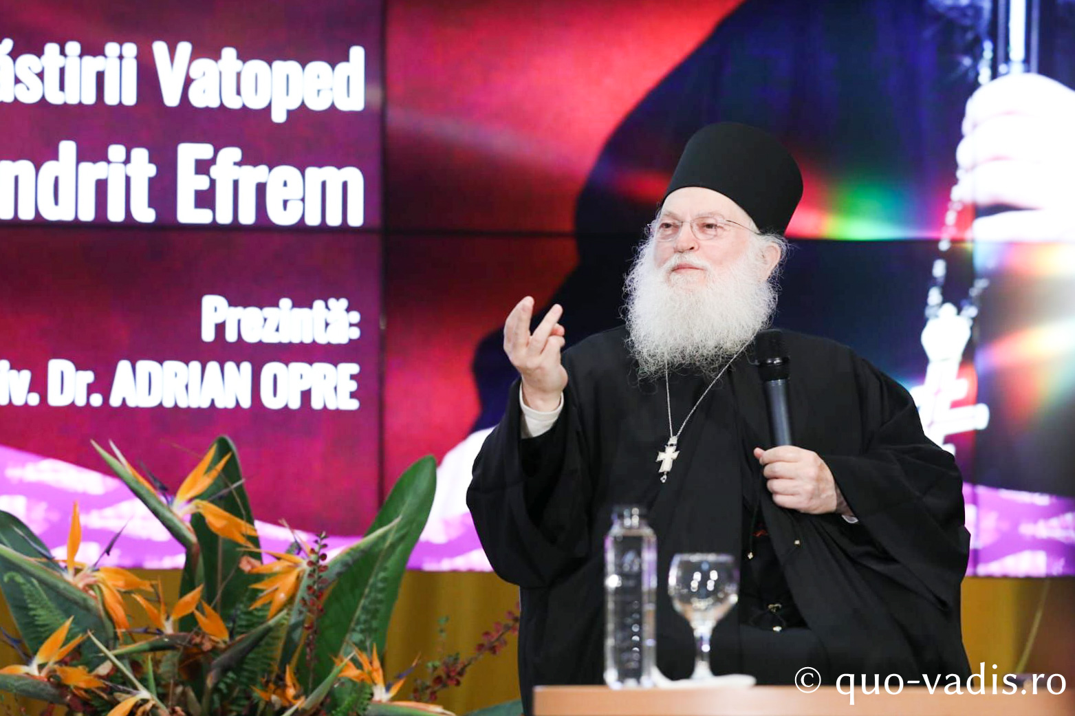 Conferința Terapia sufletului și lansare de carte Arhim. Efrem, Starețul Mănăstirii Vatoped din Athos