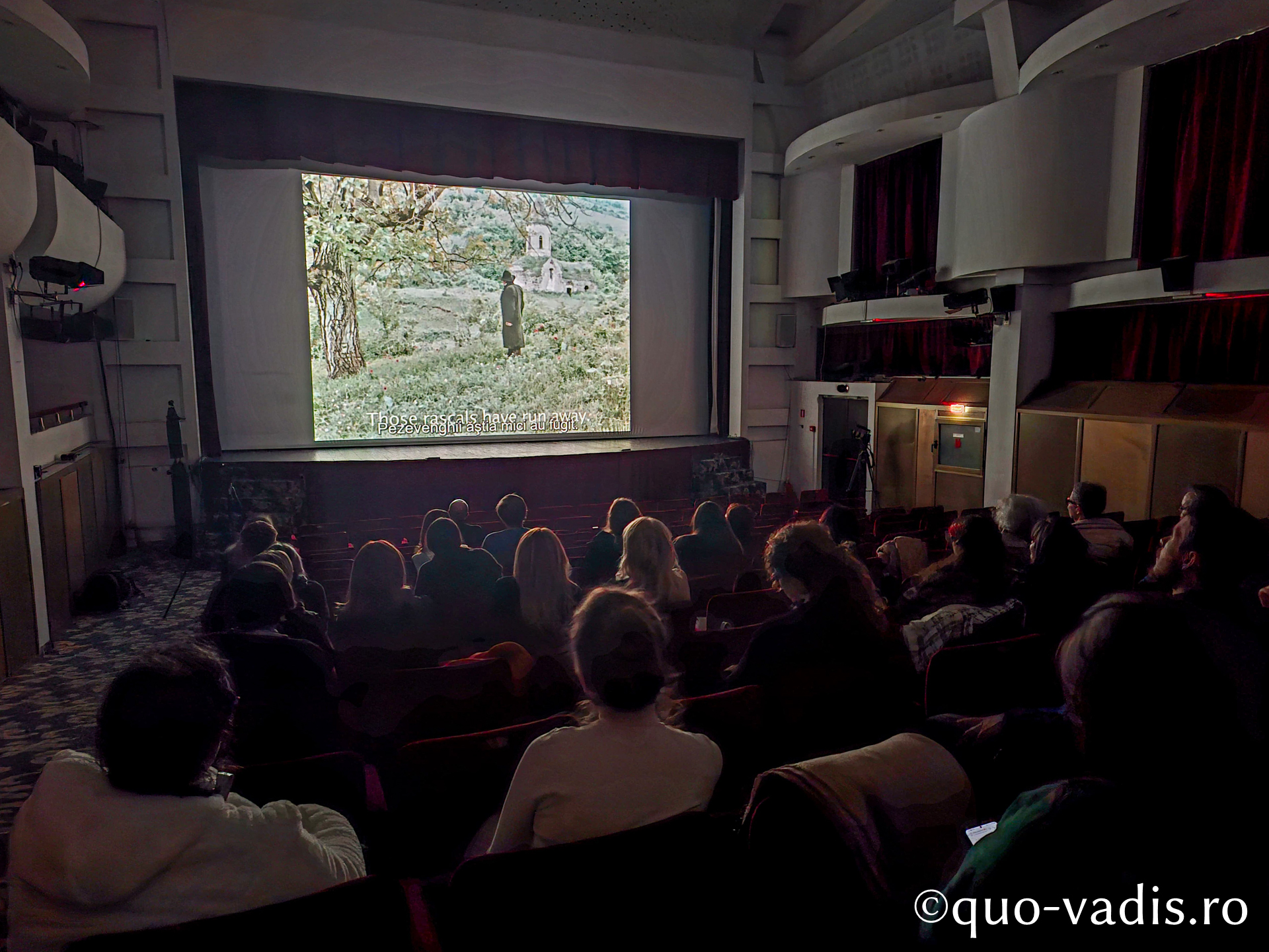 Proiecția filmului artistic Copacul dorințelor (Georgia, regizor Tengiz Abuladze), Sala Ateneul Național din Iași