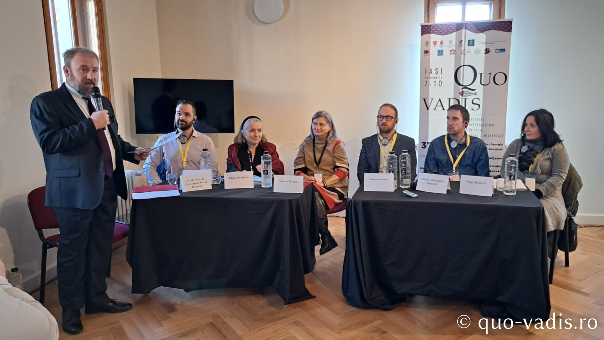 #QuoVadis2024: Cum a decurs prima zi din cadrul Festivalului Internațional de Film de la Iași