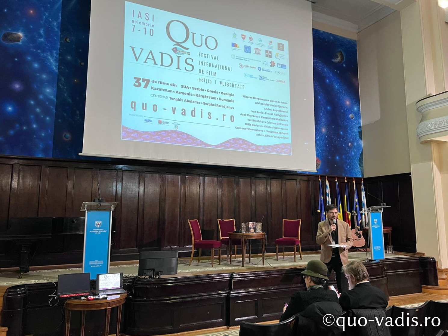 Proiecția filmului docudramă Sfântul Iosif Isihastul (Grecia, regizori Alexandros Foteinos and Yiannis Traganidas), Sala Aula Magna Mihai Eminescu