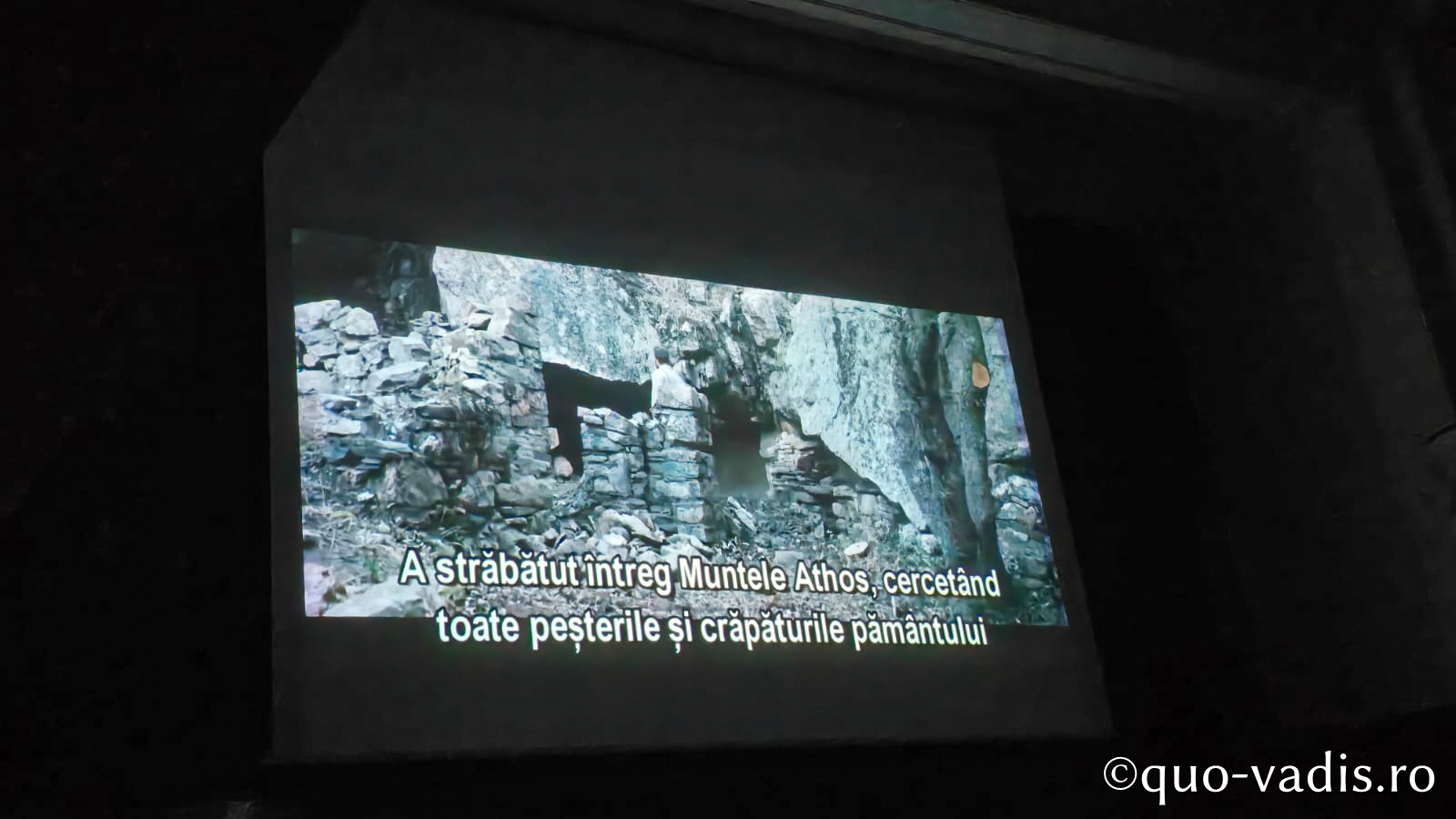 Proiecția filmului docudramă Sfântul Iosif Isihastul (Grecia, regizori Alexandros Foteinos and Yiannis Traganidas), Sala Aula Magna Mihai Eminescu