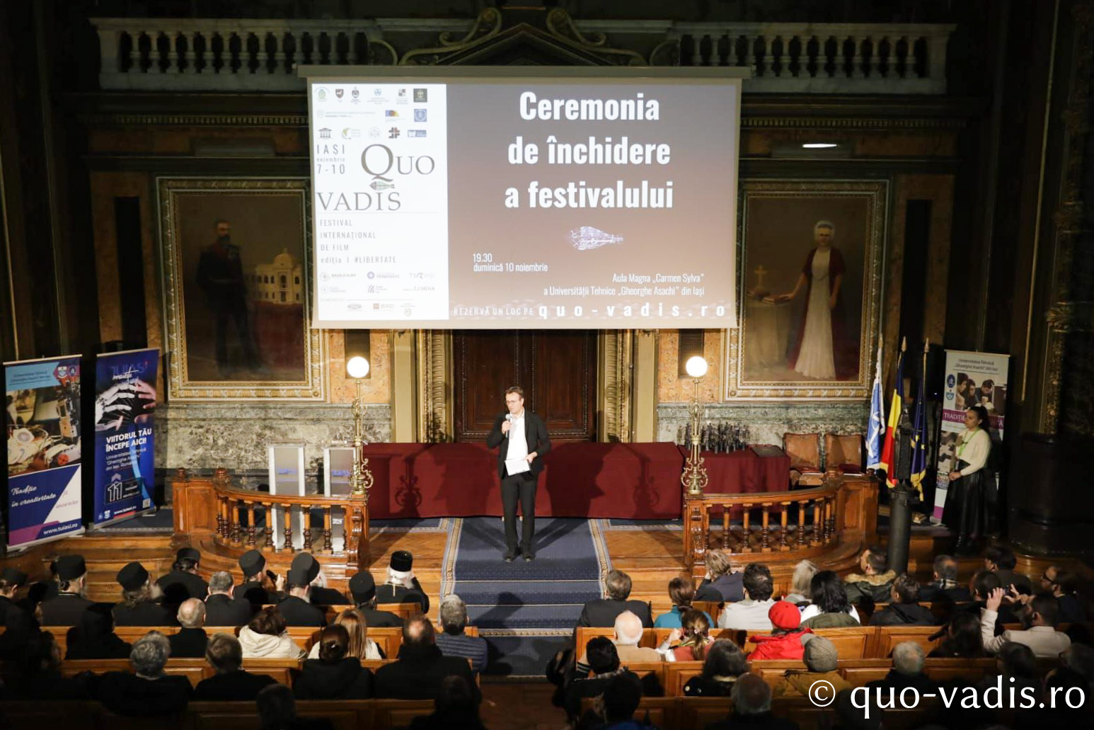 Ceremonia de închidere a Festivalului Internațional de film „Quo Vadis”