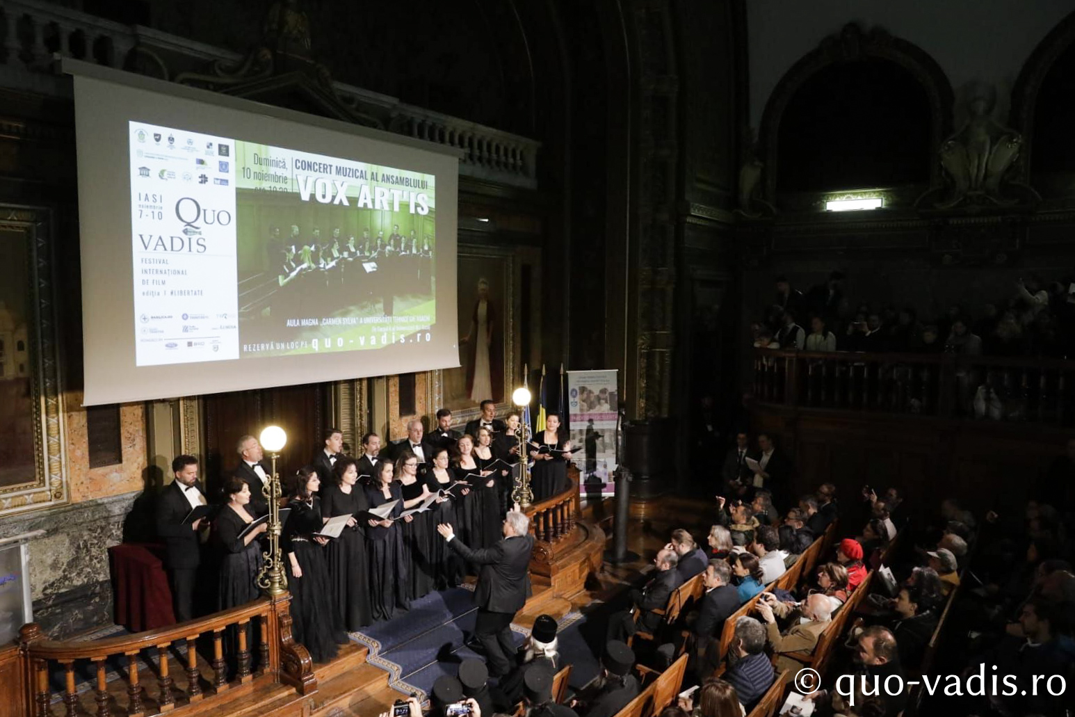 Însemne, distincții și recunoștință pentru cineaști, la finalul Festivalului „Quo Vadis”