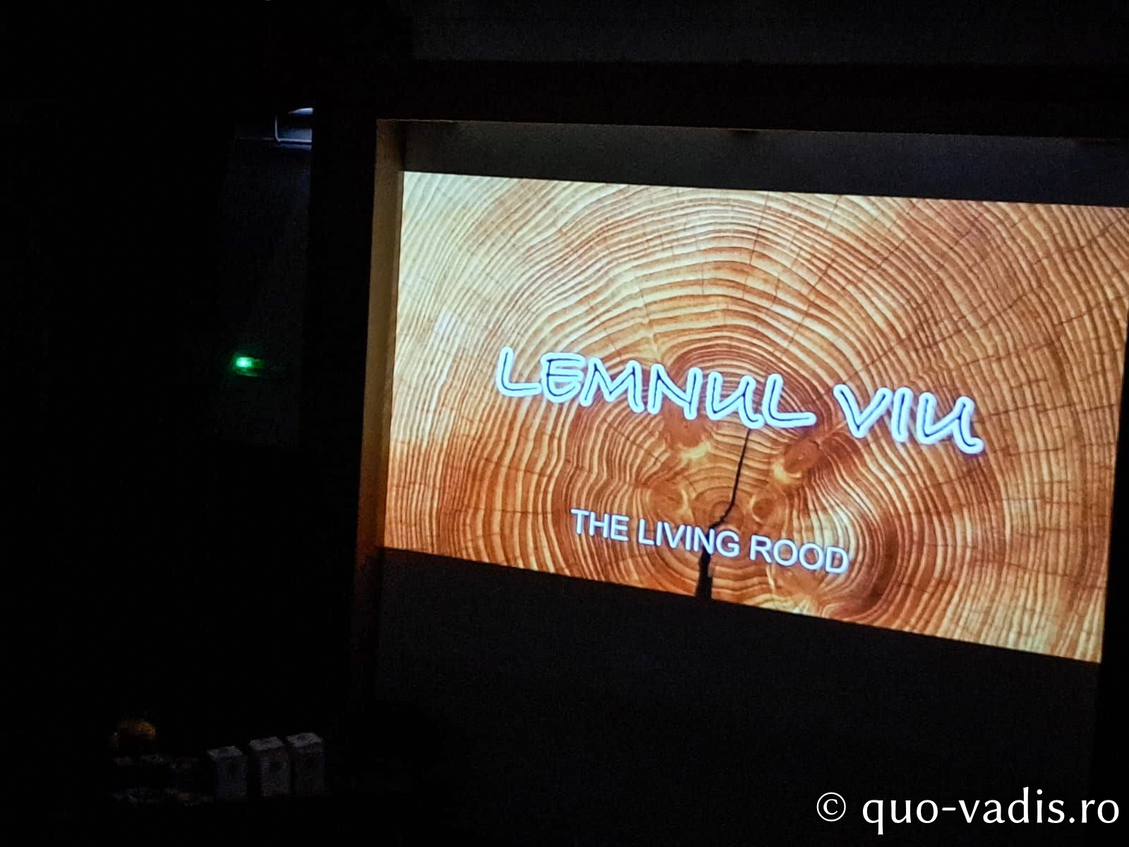 Proiecția filmului documentar Lemnul viu (România), în prezența regizoarei Cristina Chirvasie