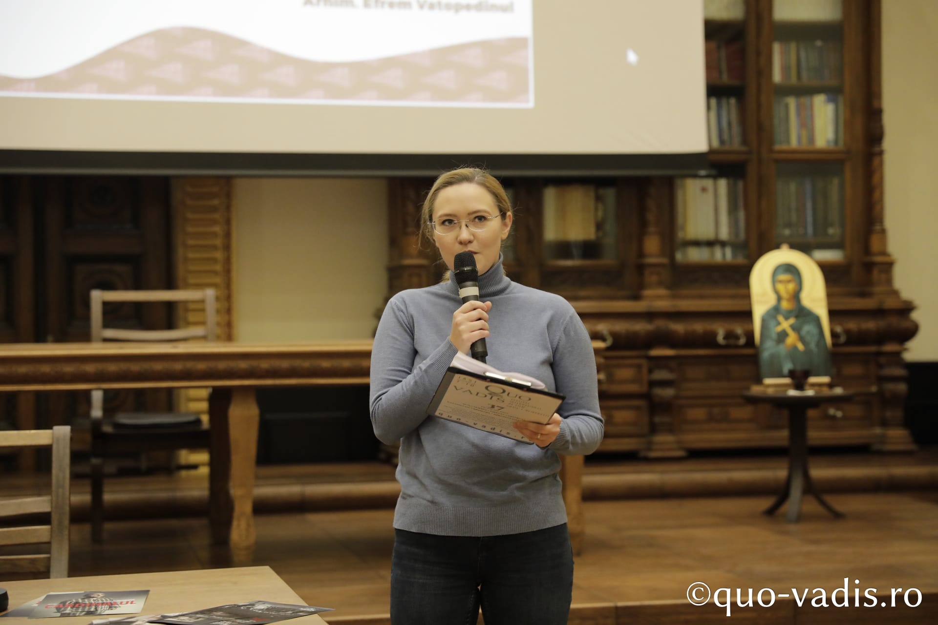 Proiecția filmului artistic Poarta Albă (România), în prezența regizorului Nicolae Mărgineanu