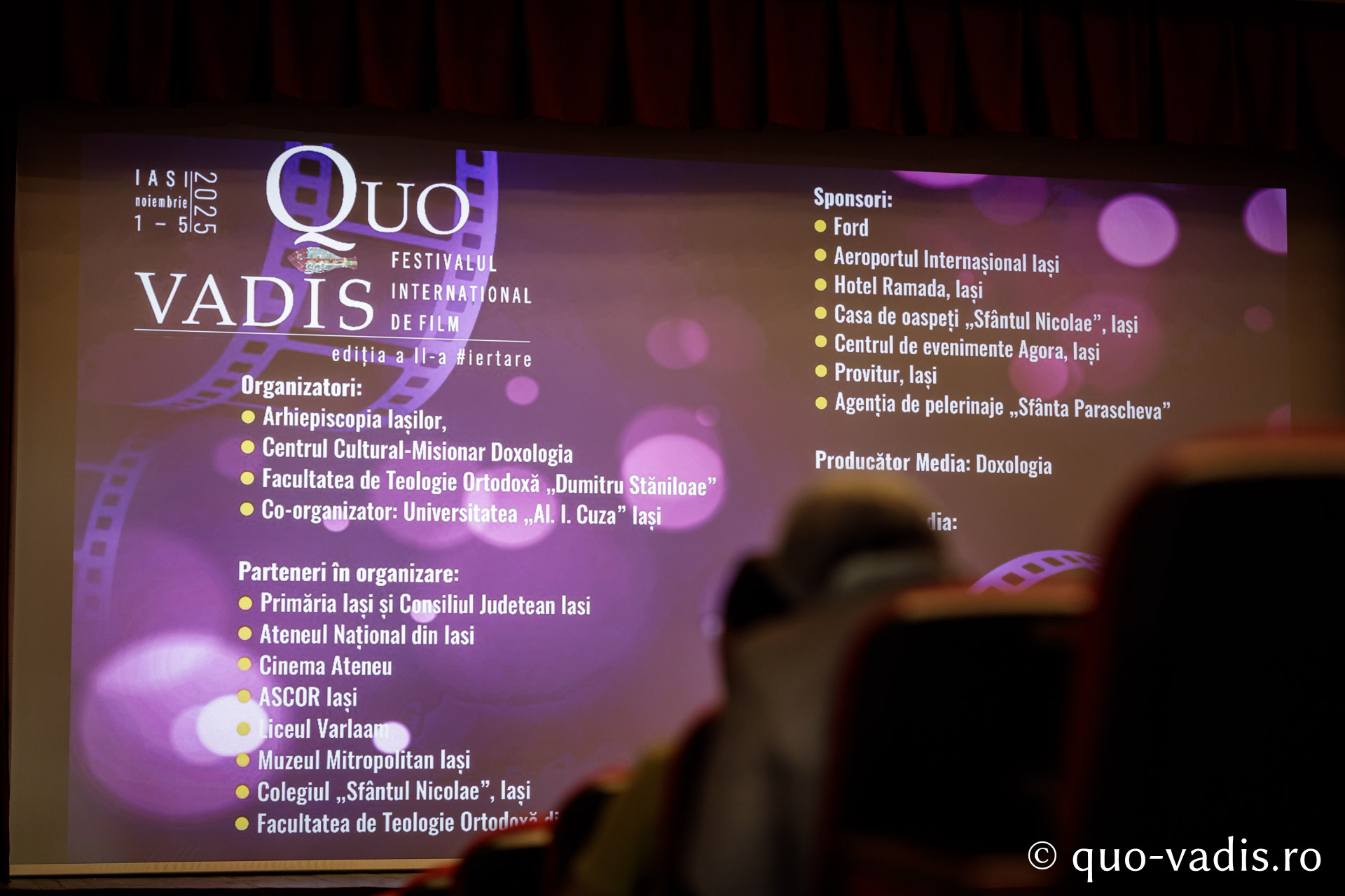 Festivalul Internațional de Film Quo Vadis, Iași, 2025