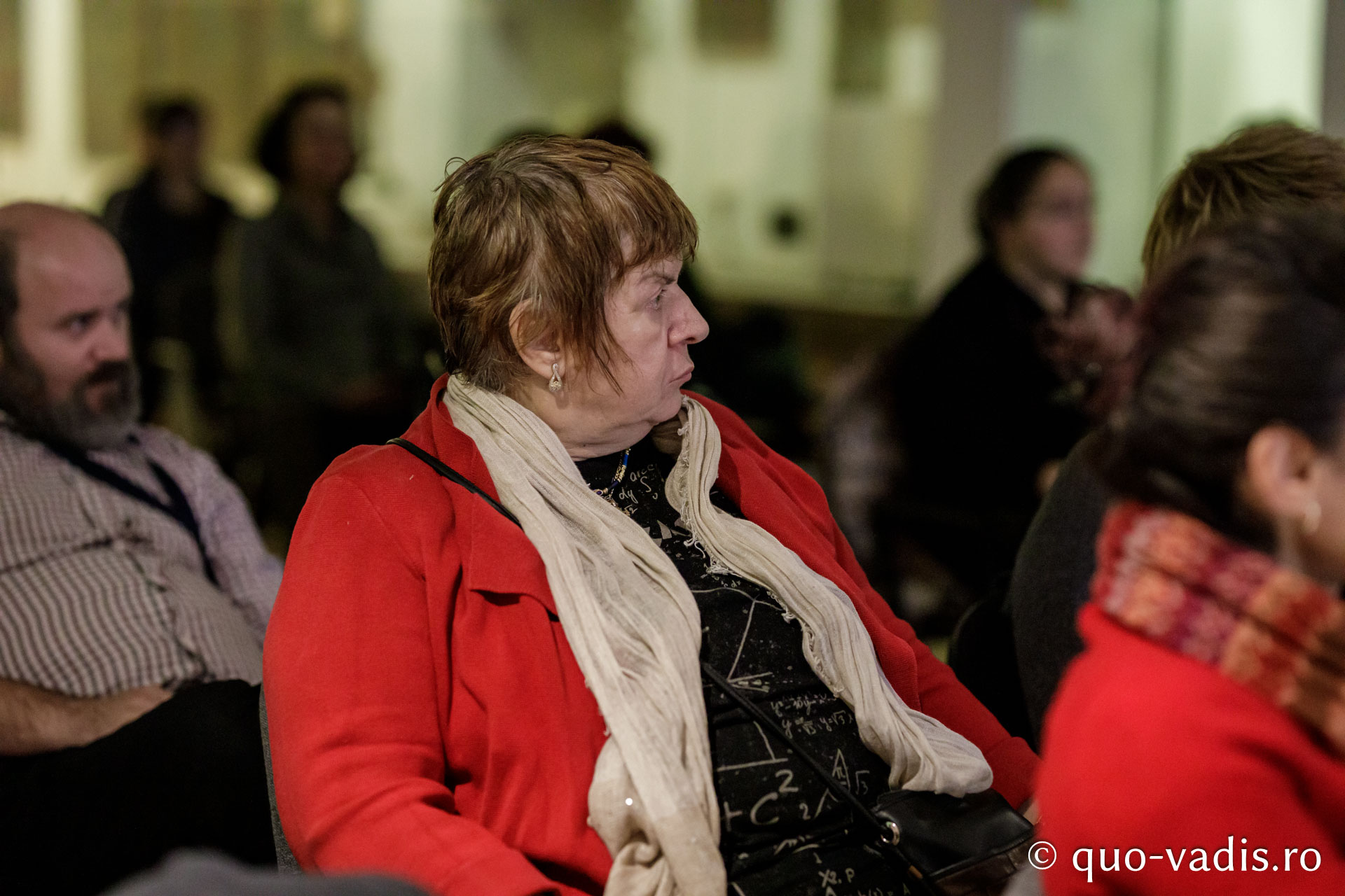 Proiecția filmelor În căutarea Cernăuțiului lui Ciprian și Părintele Iraclie Porumbescu / Foto: Oana Nechifor