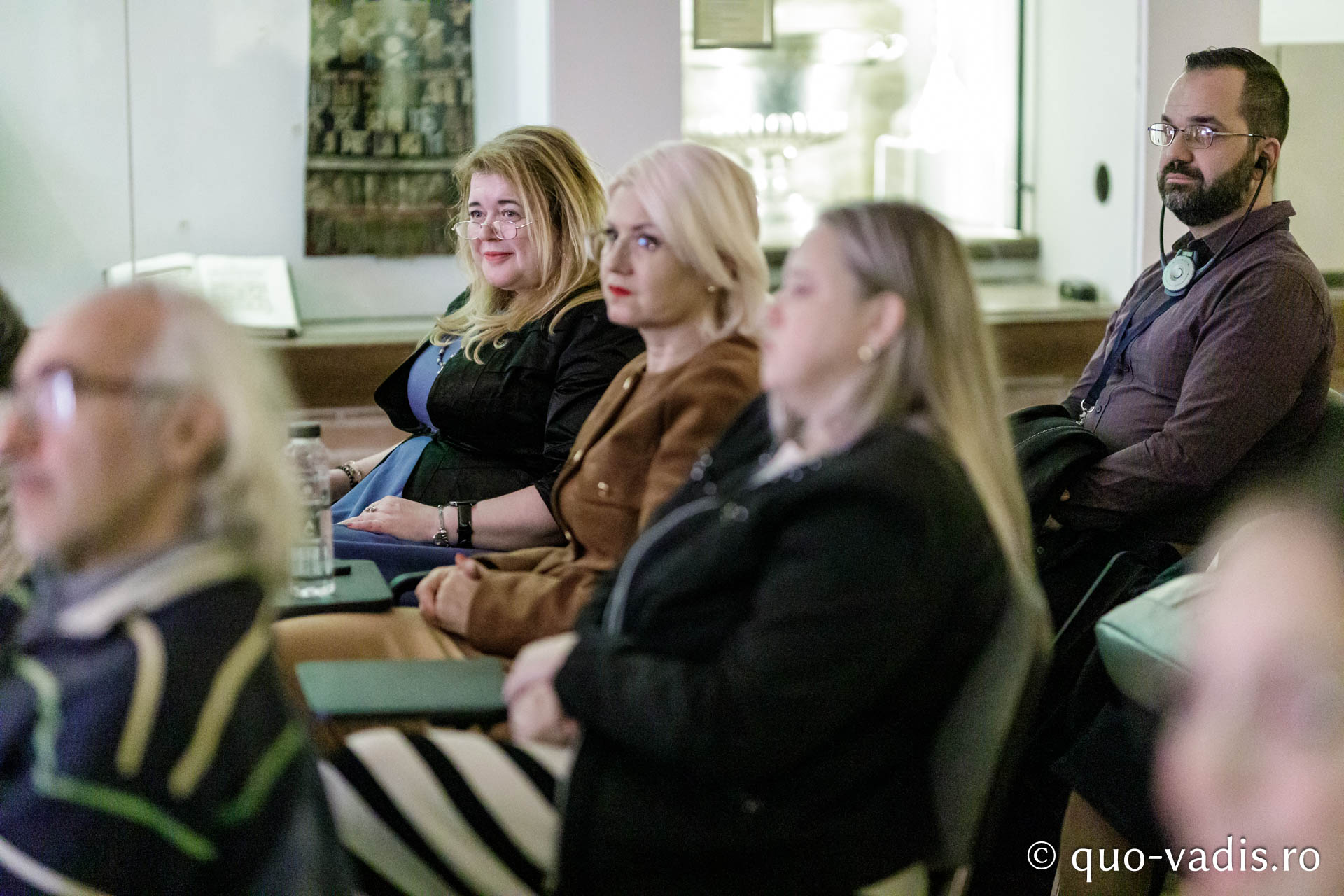 Proiecția filmelor În căutarea Cernăuțiului lui Ciprian și Părintele Iraclie Porumbescu / Foto: Oana Nechifor