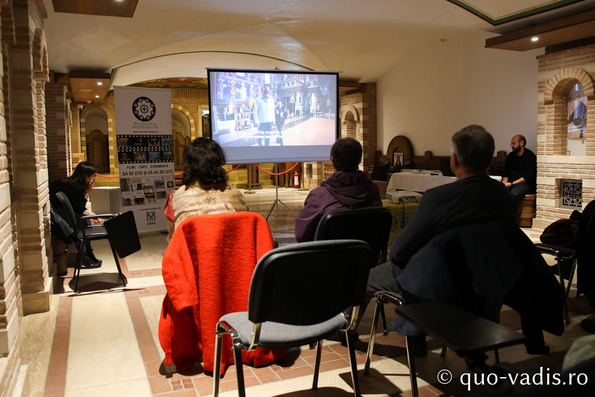 Proiecția filmului Culorile Lui / Foto: Radu Afloarei