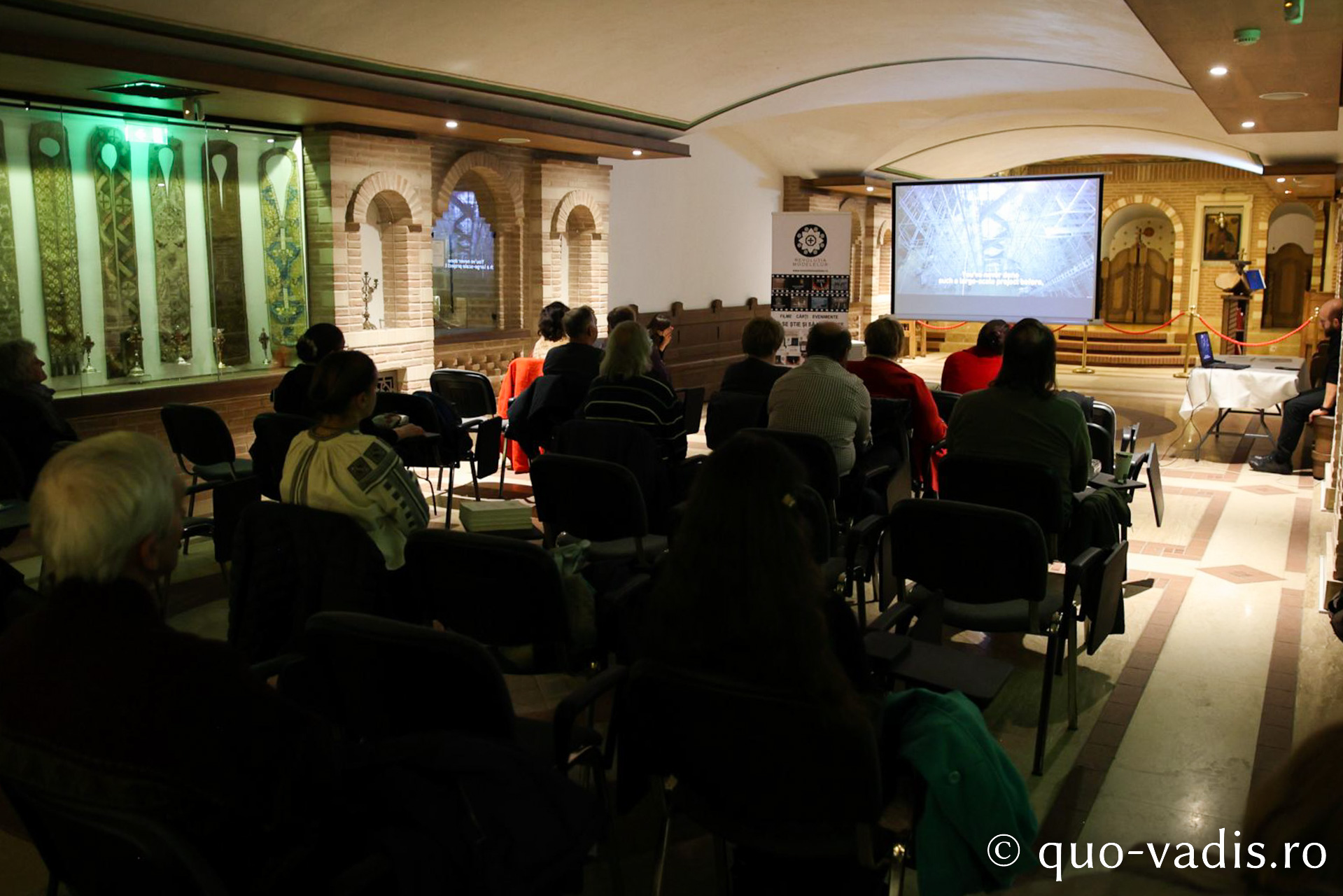 Proiecția filmului Culorile Lui / Foto: Radu Afloarei