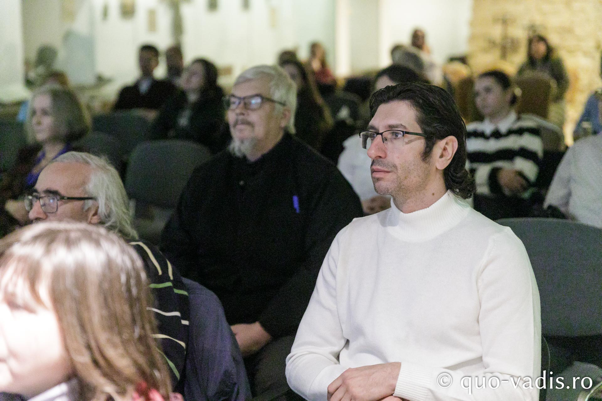 Proiecția filmului „Muntele Schimbării la Față. Sfântul Sava al Serbiei” / Foto: pr. Silviu Cluci