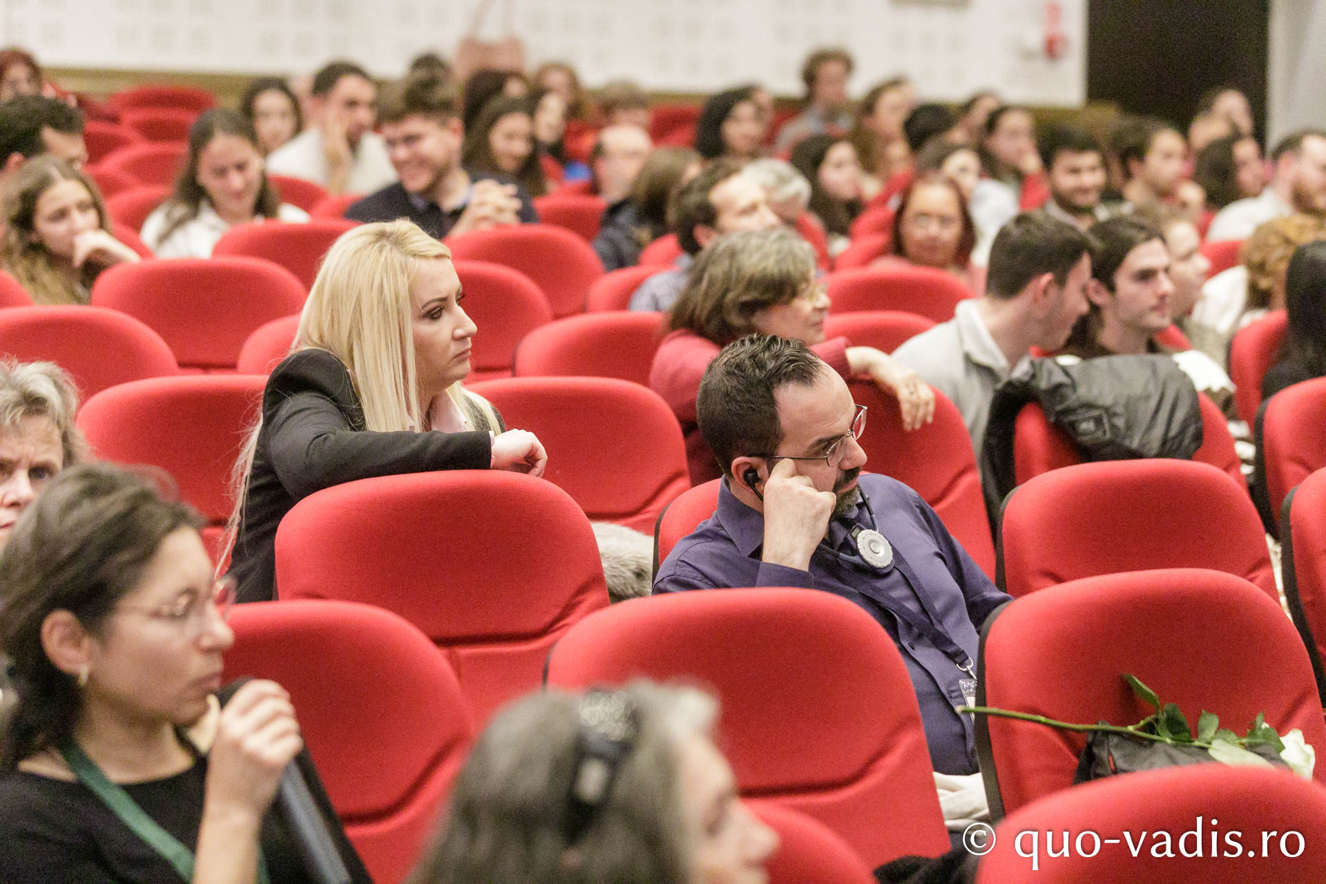 Proiecția filmului „Alexandra” / Foto: pr. Silviu Cluci