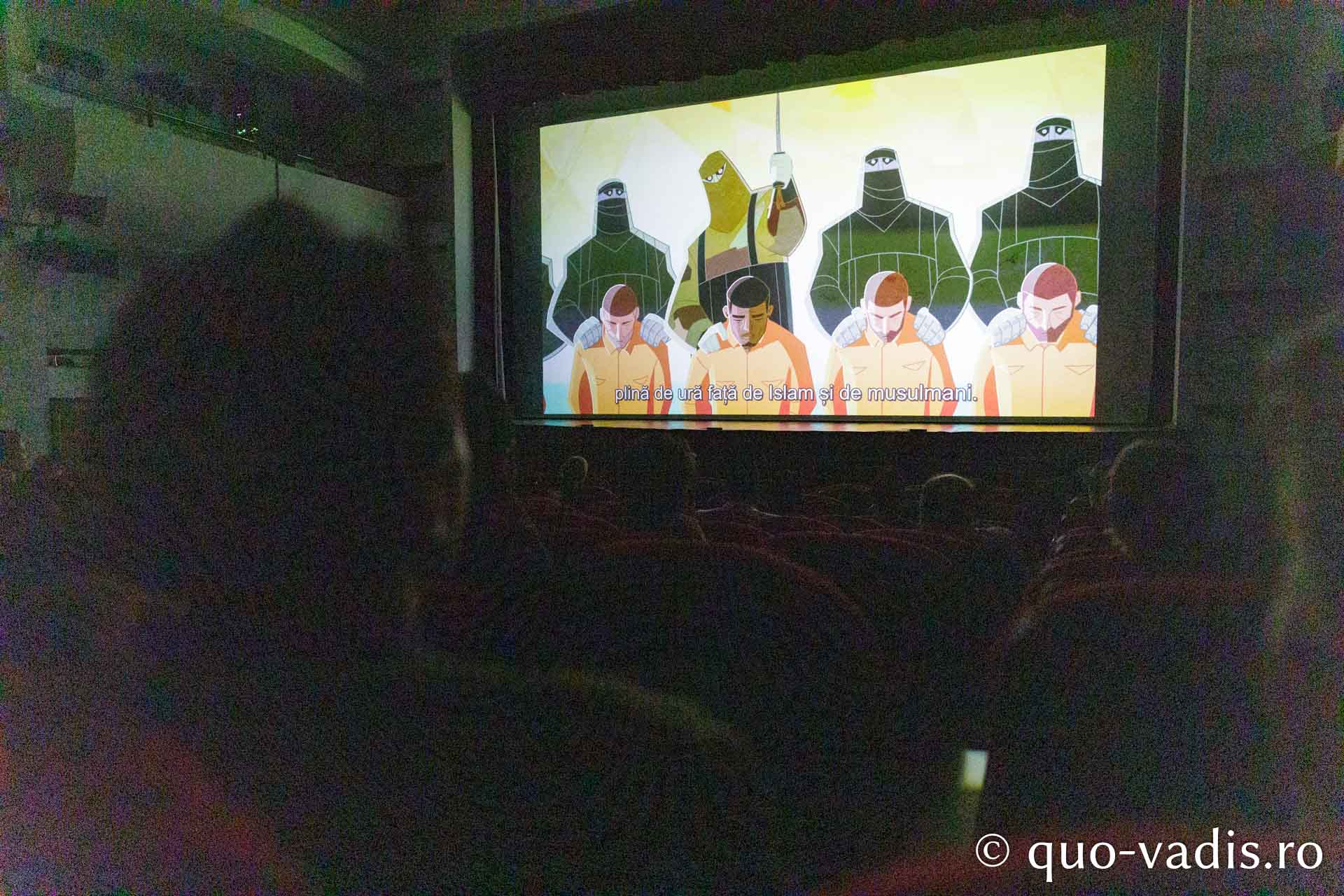 Proiecția filmului „Cei 21”. Producător: Mandi Hart / Foto: pr. Silviu Cluci