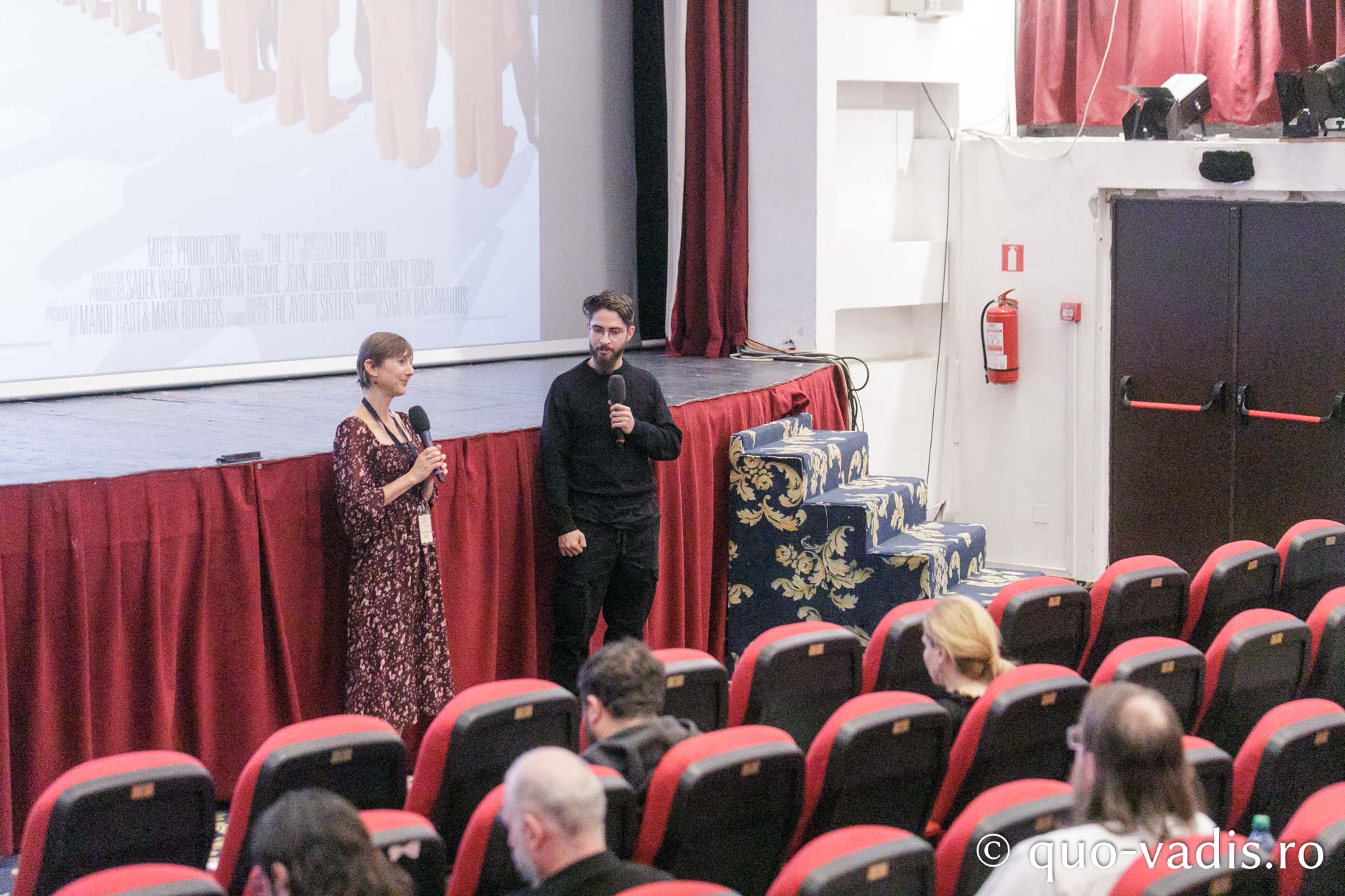 Proiecția filmului „Cei 21”. Producător: Mandi Hart / Foto: pr. Silviu Cluci