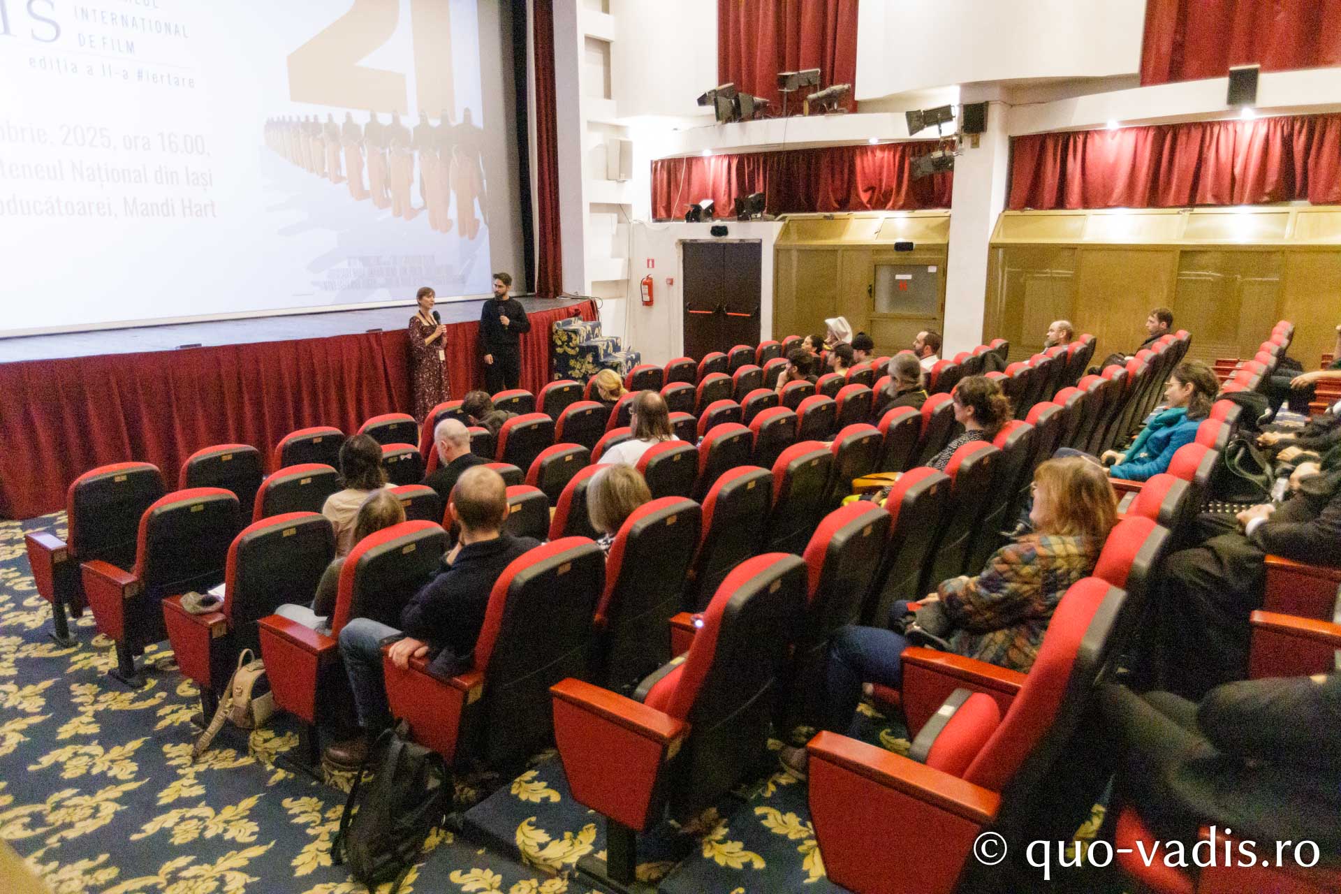 Proiecția filmului „Cei 21”. Producător: Mandi Hart / Foto: pr. Silviu Cluci