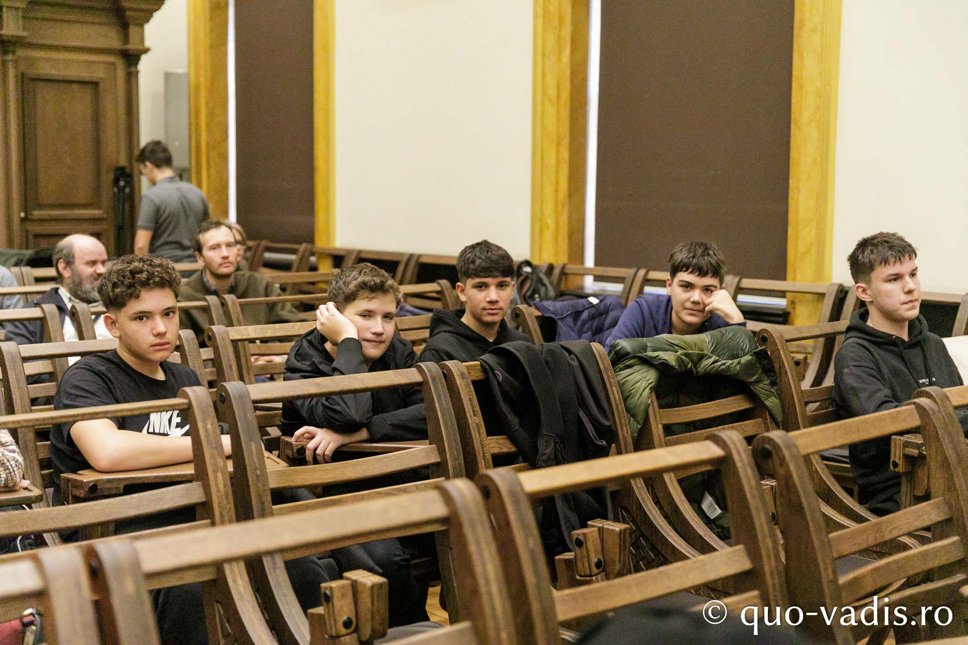 Proiecția filmului „Ter Chono. O poveste mongolă” / Foto: pr. Silviu Cluci