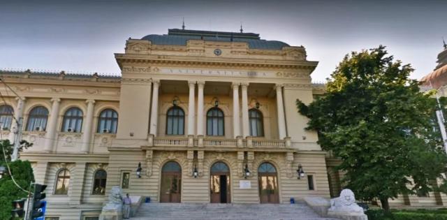 Mihai Eminescu Aula Magna of Al. I. Cuza University, Iasi