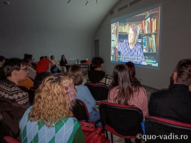 Proiecția filmului documentar Antidot la zadar (România), în prezența regizoarei Cristina Chirvasie