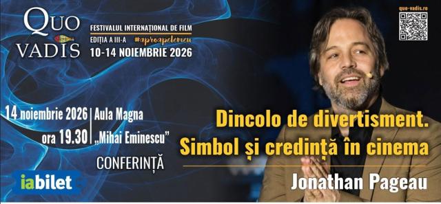 Iași: Conferință Jonathan Pageau - Dincolo de divertisment. Simbol și credință în cinema