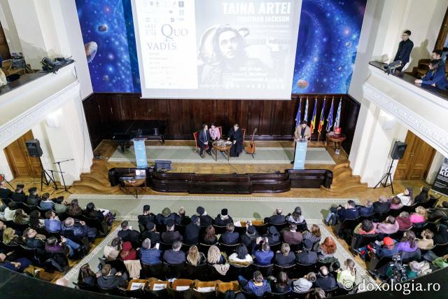 Conferință Jonathan Jackson (actor din SUA), Aula Magna Mihai Eminescu (Universitatea Al. I. Cuza Iași)