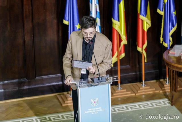 Conferință Jonathan Jackson (actor din SUA), Aula Magna Mihai Eminescu (Universitatea Al. I. Cuza Iași)