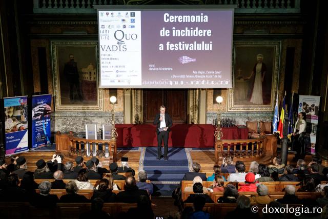 Ceremonia de închidere a Festivalului Internațional de film „Quo Vadis”