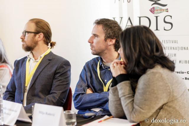 Dialogul pe tema „Etica și Estetica în film” / Foto: Oana Nechifor