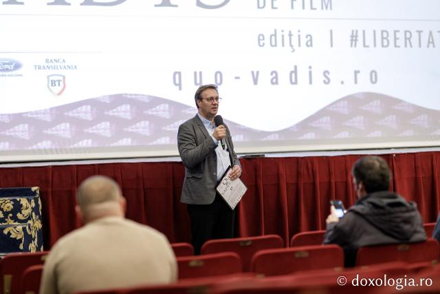 Proiecția filmului artistic Fals tratat de mântuire a sufletului (România) / Foto: Oana Nechifor