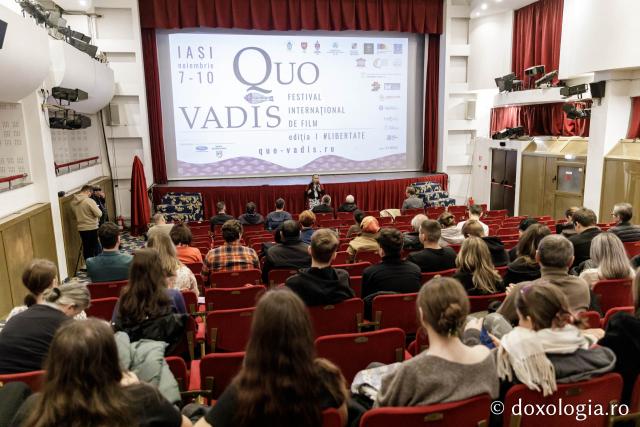 Proiecția filmului artistic Fals tratat de mântuire a sufletului (România) / Foto: Oana Nechifor