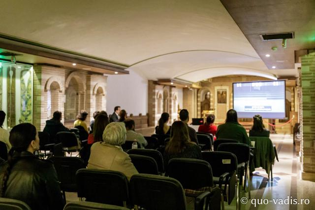 Conferința Elemente de expresie creștină prezente în filme neașteptate / Foto: Oana Nechifor