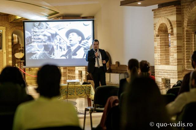 Conferința Elemente de expresie creștină prezente în filme neașteptate / Foto: Oana Nechifor