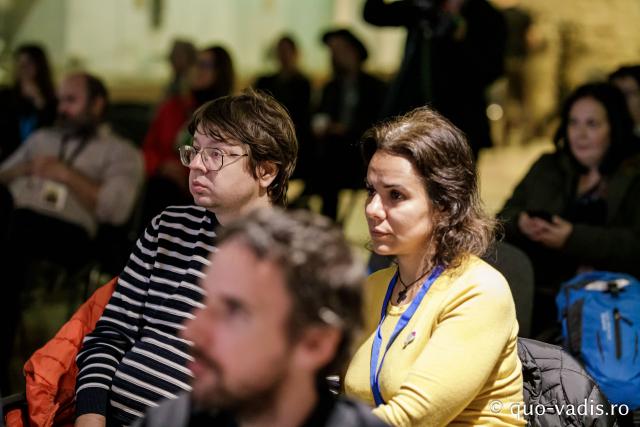 Conferința Elemente de expresie creștină prezente în filme neașteptate / Foto: Oana Nechifor