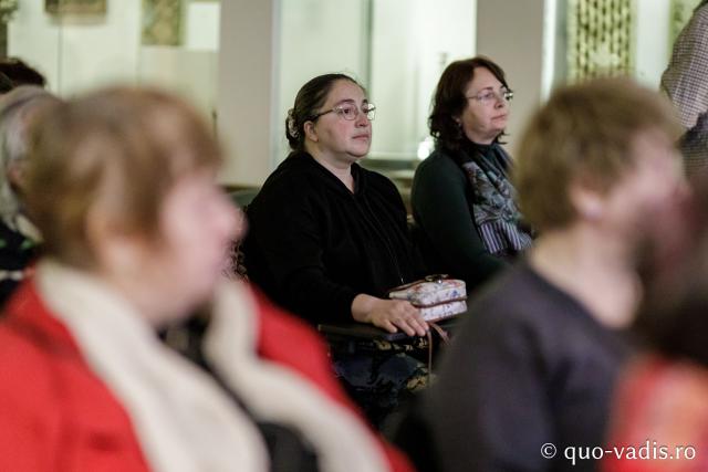 Proiecția filmelor În căutarea Cernăuțiului lui Ciprian și Părintele Iraclie Porumbescu / Foto: Oana Nechifor