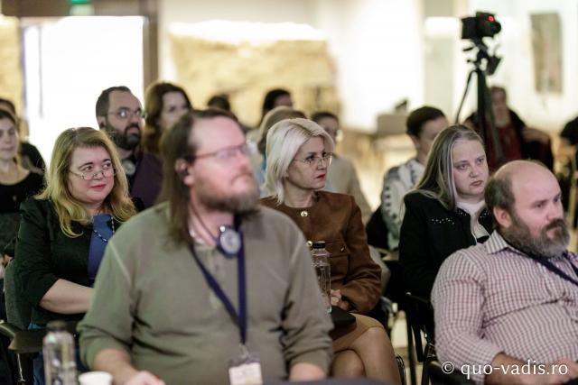 Proiecția filmelor În căutarea Cernăuțiului lui Ciprian și Părintele Iraclie Porumbescu / Foto: Oana Nechifor