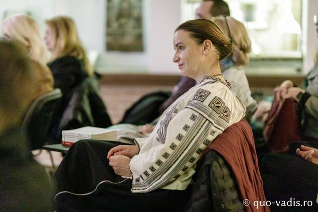 Proiecția filmelor În căutarea Cernăuțiului lui Ciprian și Părintele Iraclie Porumbescu / Foto: Oana Nechifor