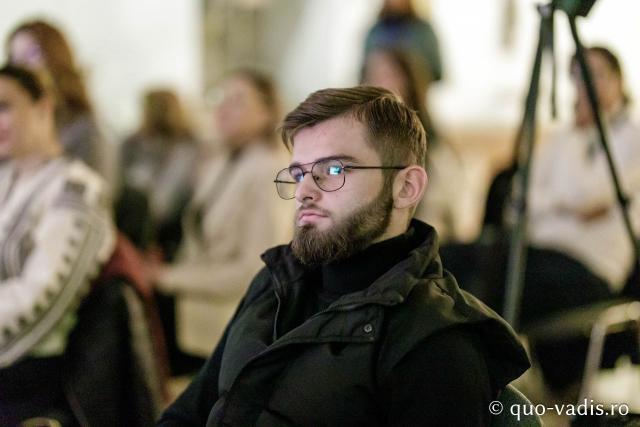 Proiecția filmelor În căutarea Cernăuțiului lui Ciprian și Părintele Iraclie Porumbescu / Foto: Oana Nechifor