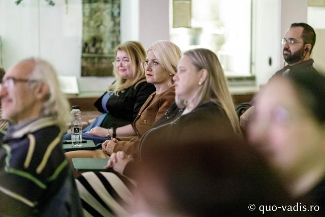 Proiecția filmelor În căutarea Cernăuțiului lui Ciprian și Părintele Iraclie Porumbescu / Foto: Oana Nechifor