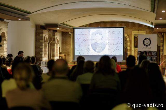 Proiecția filmelor În căutarea Cernăuțiului lui Ciprian și Părintele Iraclie Porumbescu / Foto: Oana Nechifor