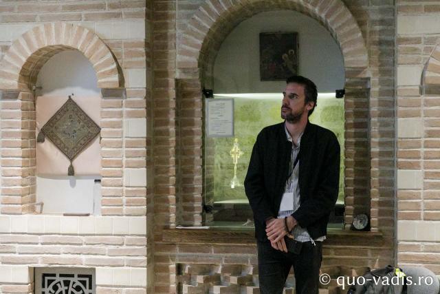 Proiecția filmului „Muntele Schimbării la Față. Sfântul Sava al Serbiei” / Foto: pr. Silviu Cluci