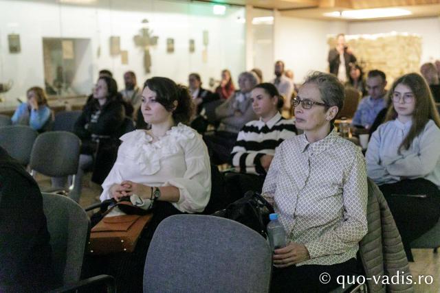 Proiecția filmului „Muntele Schimbării la Față. Sfântul Sava al Serbiei” / Foto: pr. Silviu Cluci