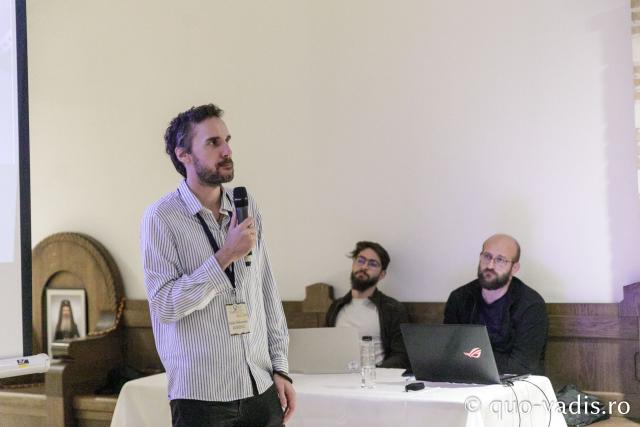 Proiecția filmului „Muntele Schimbării la Față. Sfântul Sava al Serbiei” / Foto: pr. Silviu Cluci