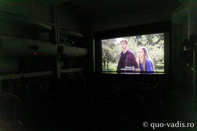 Proiecția filmului „Alexandra” / Foto: pr. Silviu Cluci