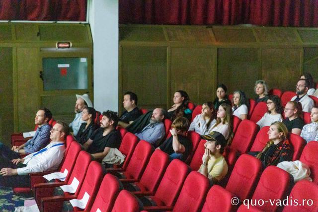 Proiecția filmului „Alexandra” / Foto: pr. Silviu Cluci