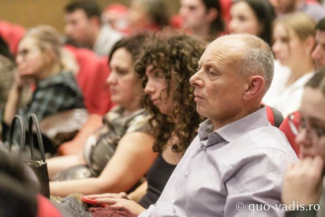 Proiecția filmului „Alexandra” / Foto: pr. Silviu Cluci